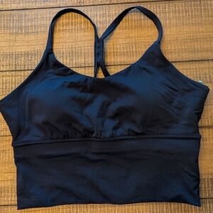 We Wander Violet Longline Shelf Tank Bra - M